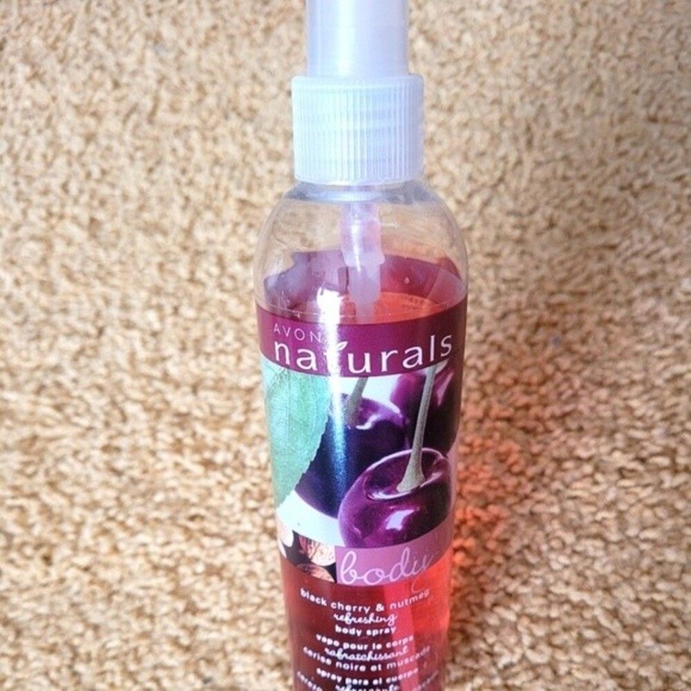 Avon Naturals Black Cherry & Nutmeg Renewing Body Spray 8.4 oz 250 ml Mi…